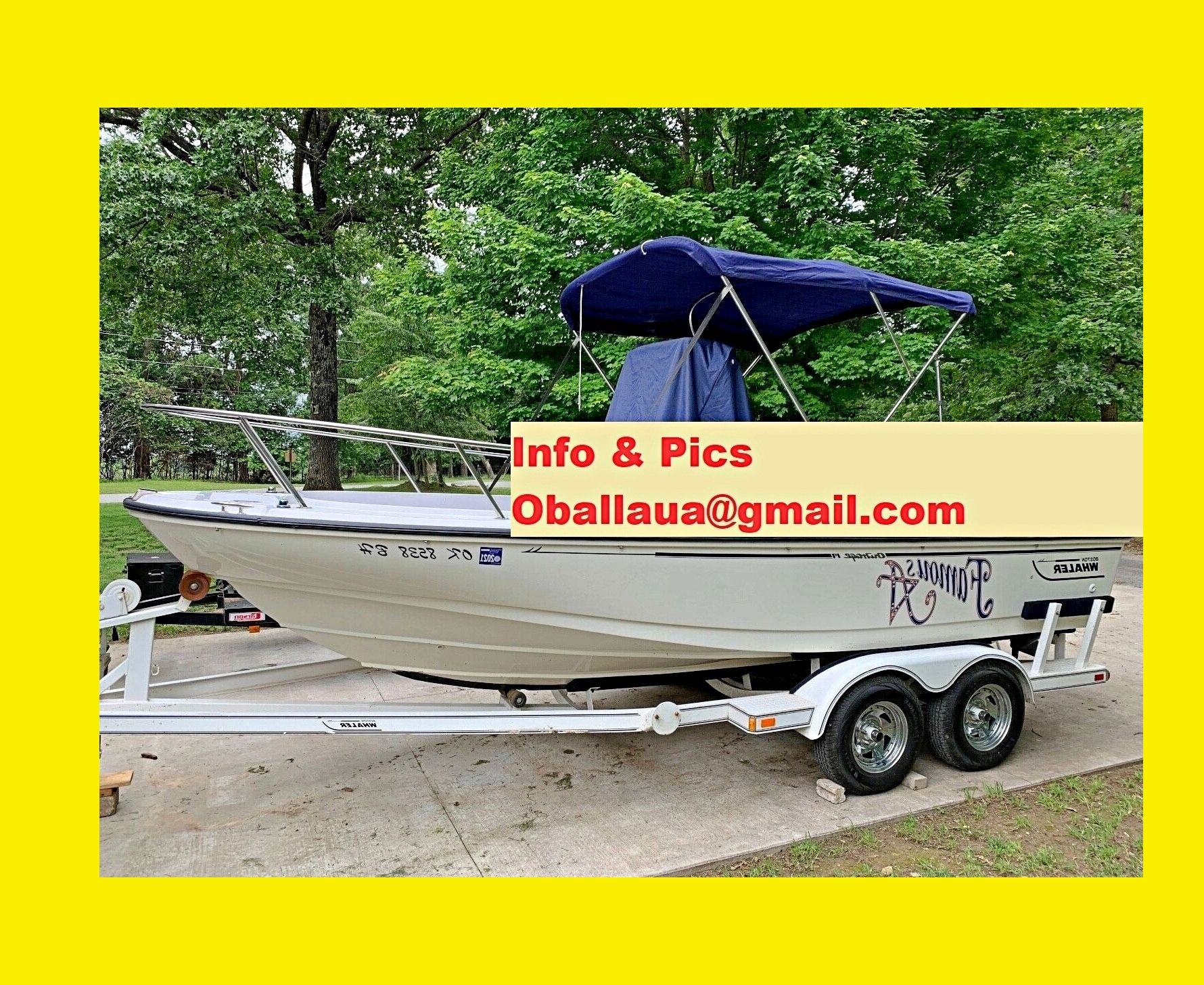 1431 Boston 1996 Whaler Outrage