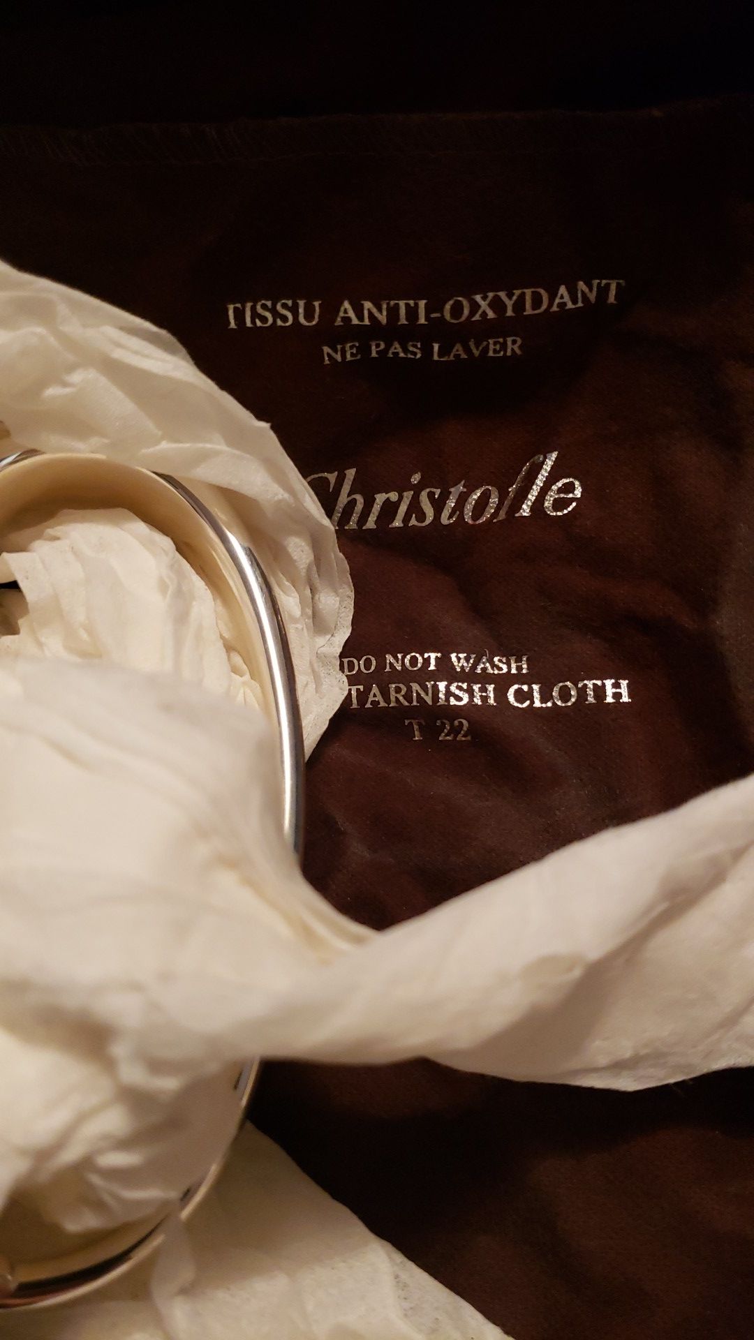 Christofle silver coffee pot. New