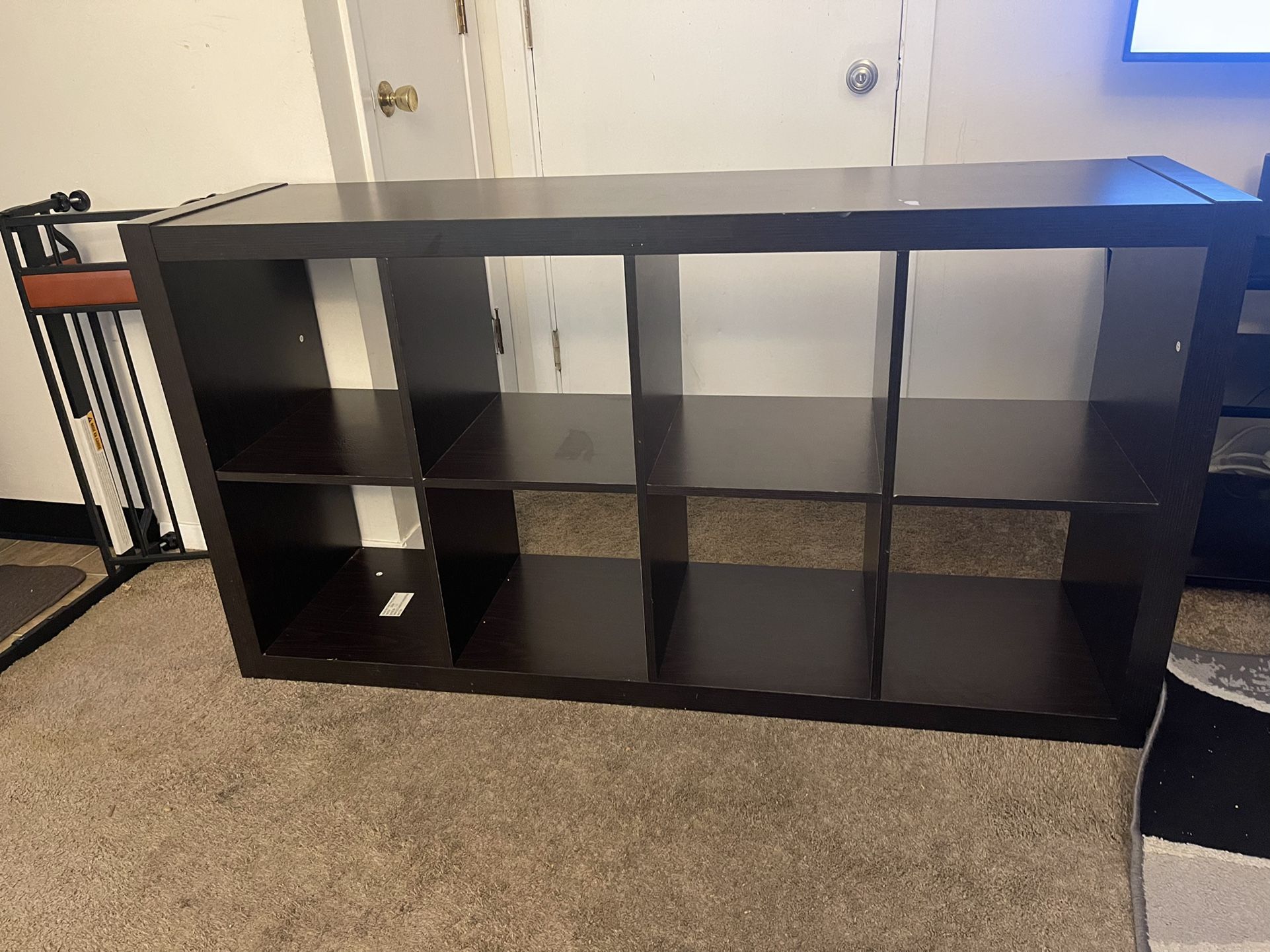 Brown 8 Cube Tv Stand