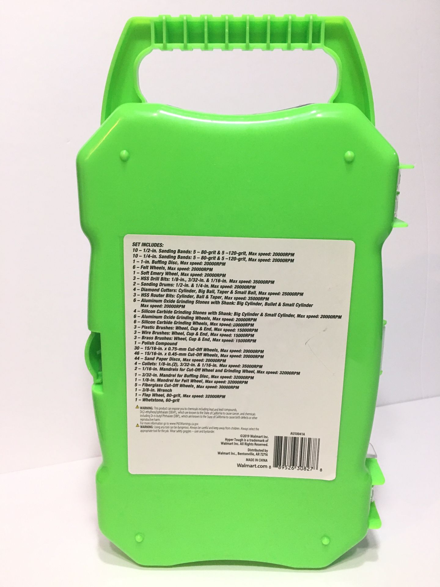 Hyper Tough 208 piece rotary tool accessories kit Dremel compatible