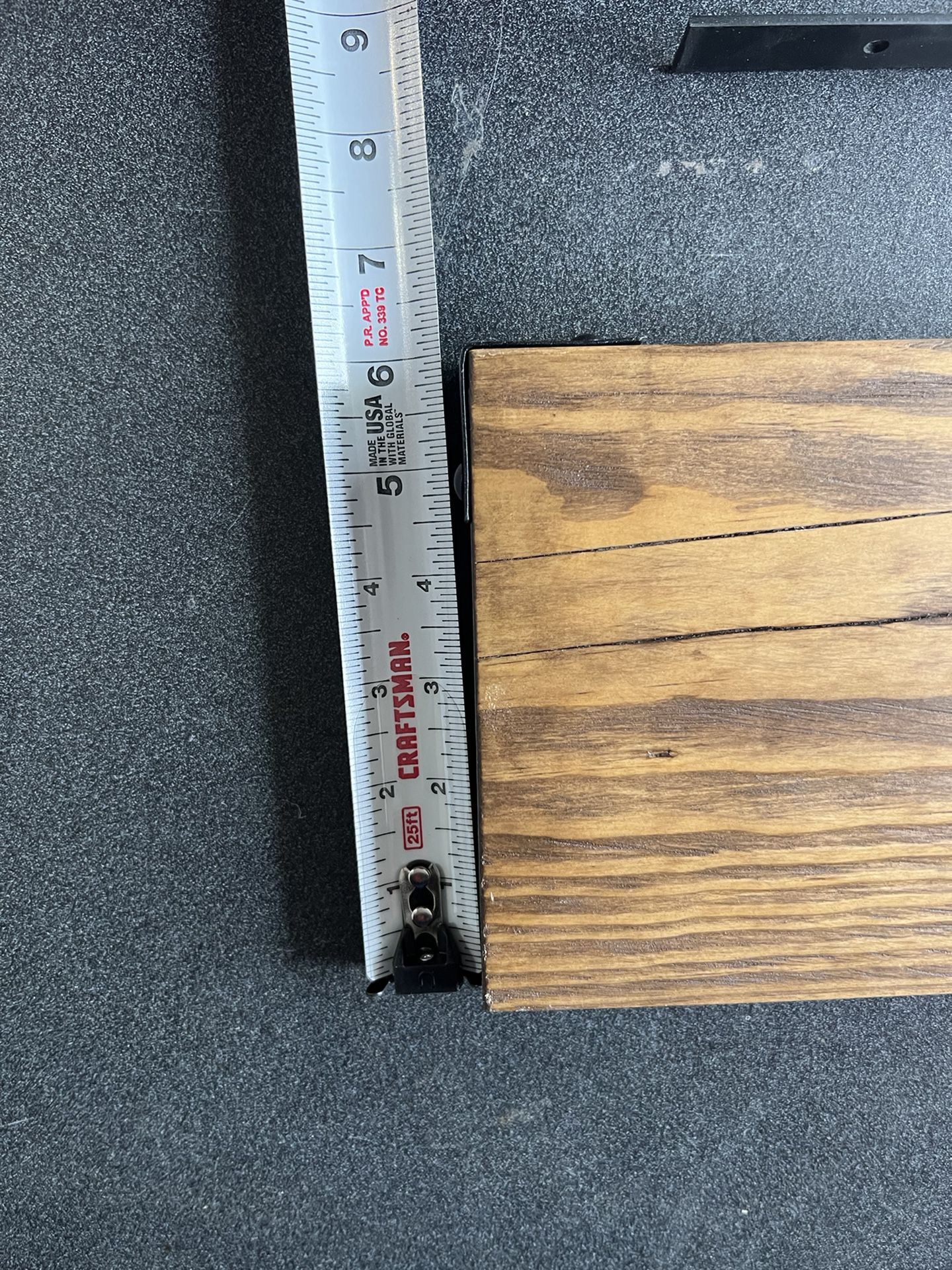 24 X 6 Wood Shelf (hidden Bracket)