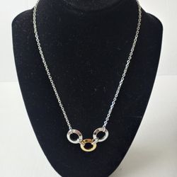  Stainless Steel Necklace For Women And Girls  Thumbnail