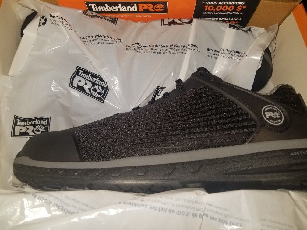 Timberland pro Steeltoe Work Shoes Sz 10.5
