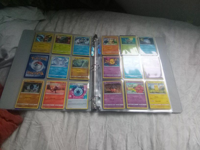 Pokemon Binder With Cards