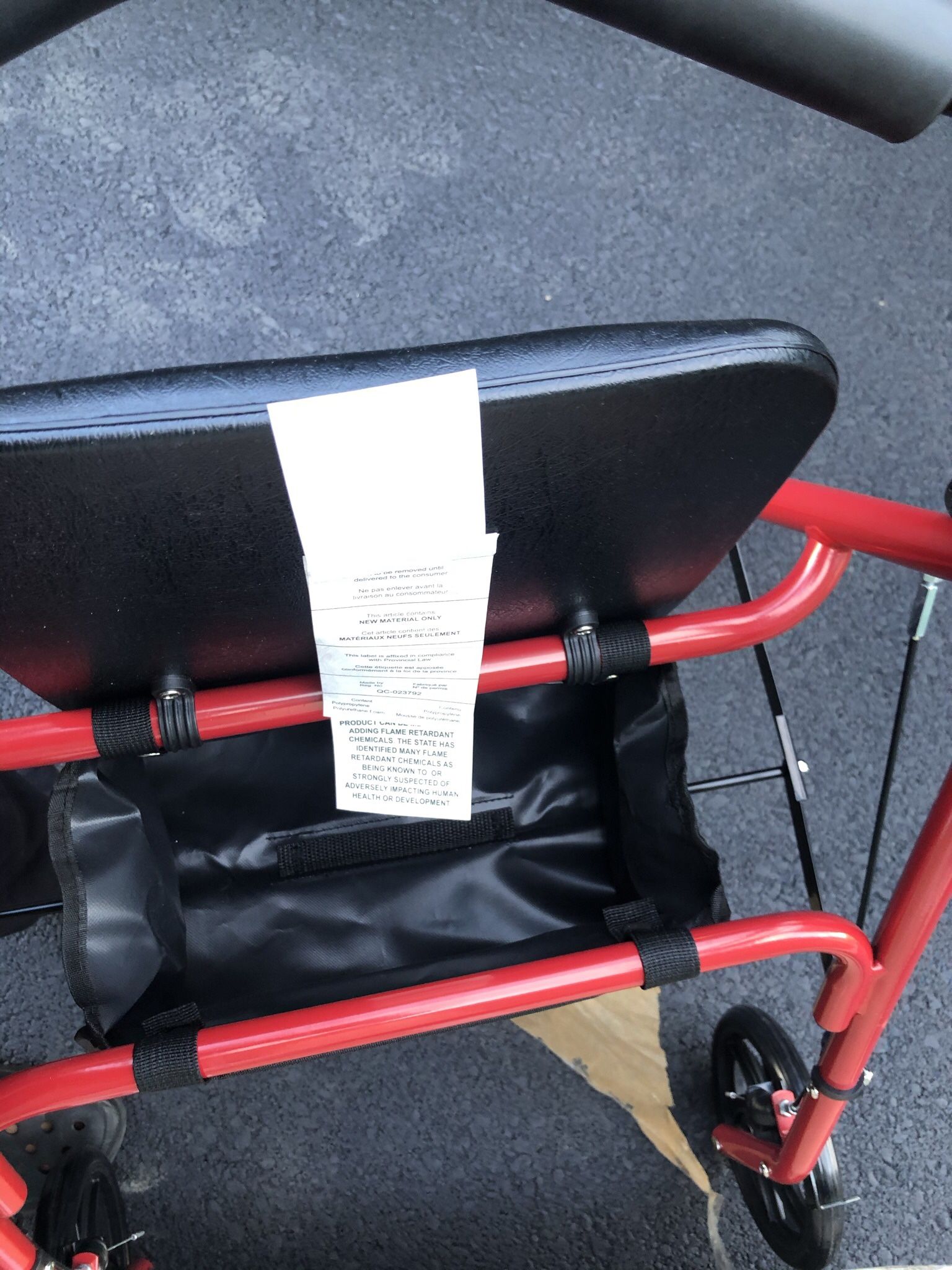 Brand New 4wheel Walker with small dent
