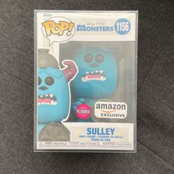 Flocked Sulley Amazon Exclusive Funko Pop Monsters Inc Pixar  Thumbnail