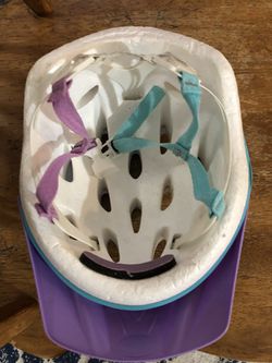 Baby Girls Bike And Frozen Helmet Thumbnail