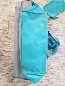 Sheer Blue Beach Tote Bag Extra Large Thumbnail
