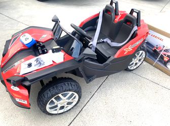 BRAND NEW Polaris Slingshot 2seater 12volt Remote Control Model Electric Kid Ride On Car Power Wheels  - NEWEST MODEL Work with iPhone 📲 App Thumbnail