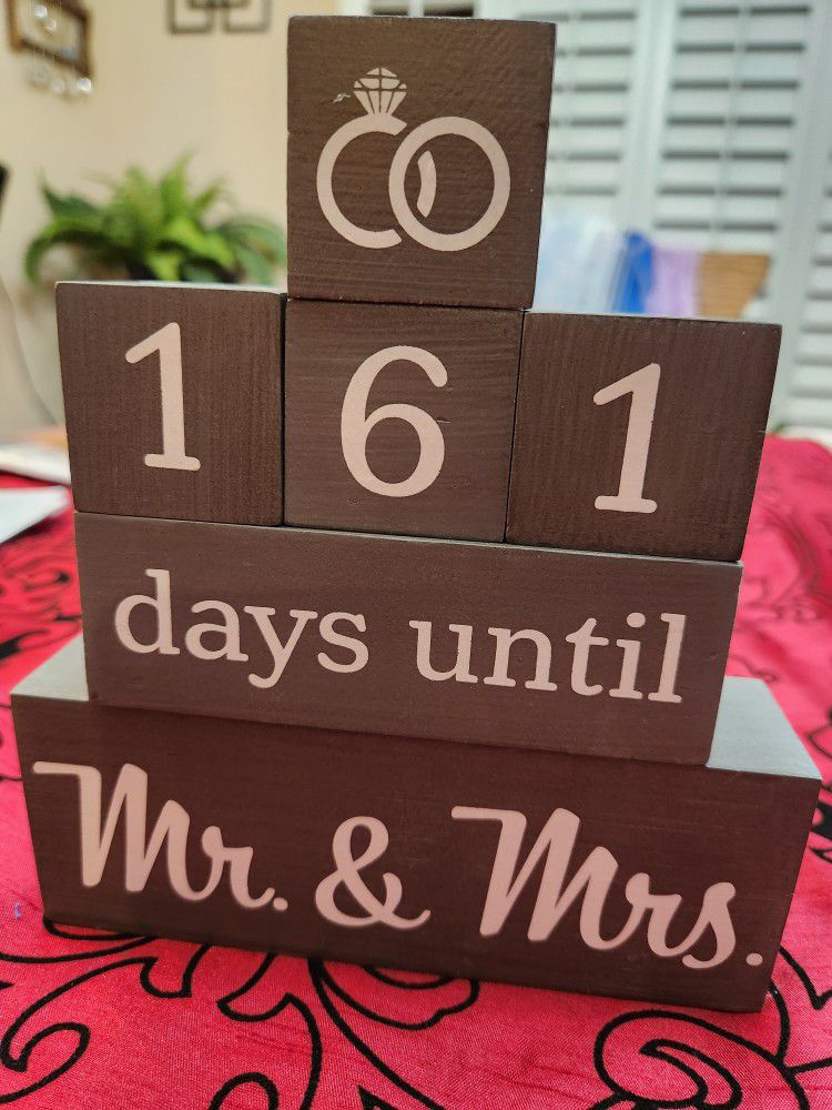 Wedding Countdown Blocks
