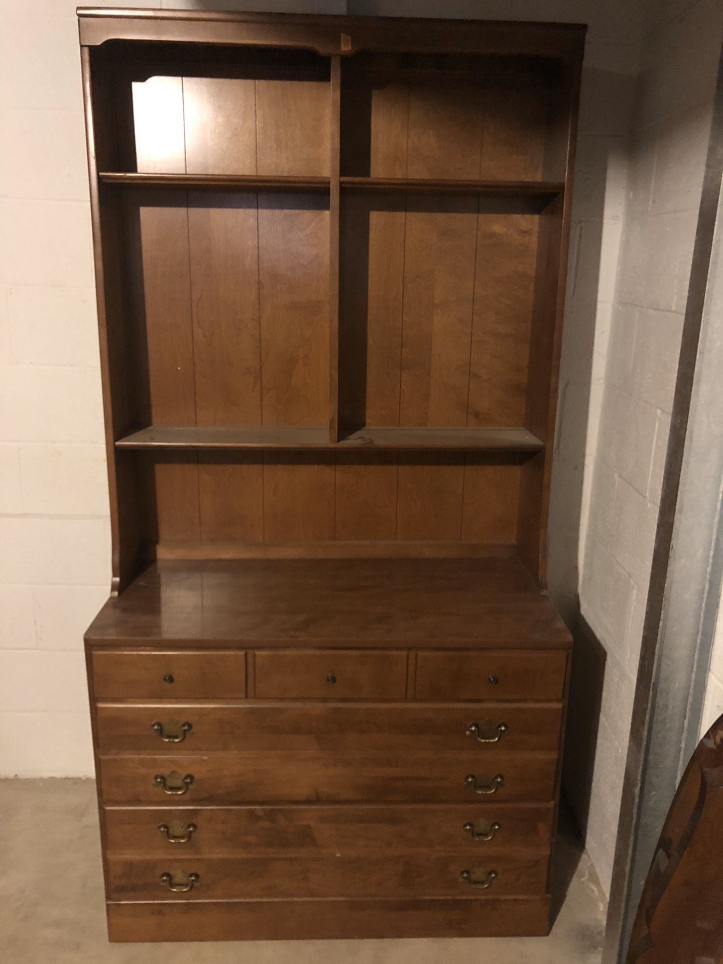 Ethan Allen (2) dresser/bookshelves combo