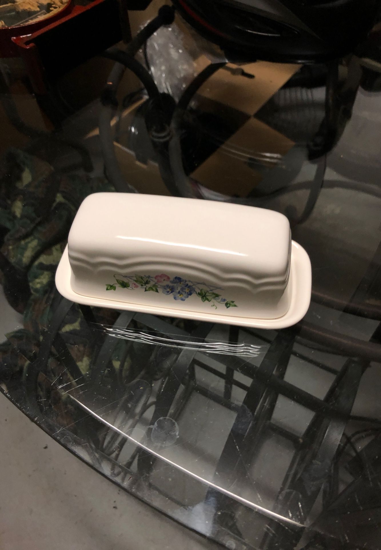 Pfaltzgraff USA butter dish