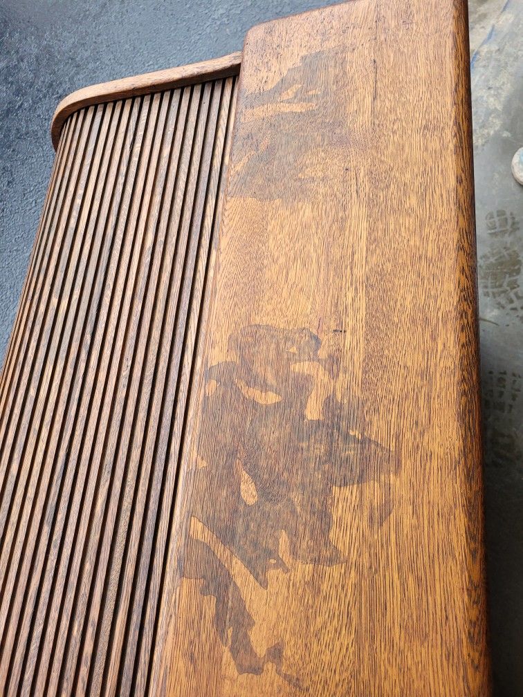 Antique Oak Rolltop Desk