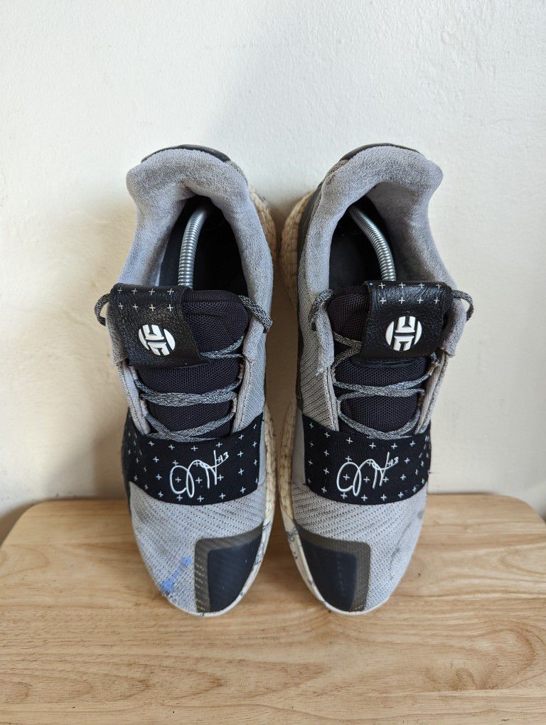 Adidas Harden Vol. 3 Supernova Grey Black White Sneakers AQ0035 Men's Size 12