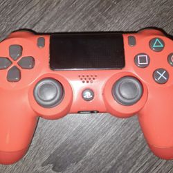 Red Sony PS4 Video Game Controller Playstation 4 Thumbnail