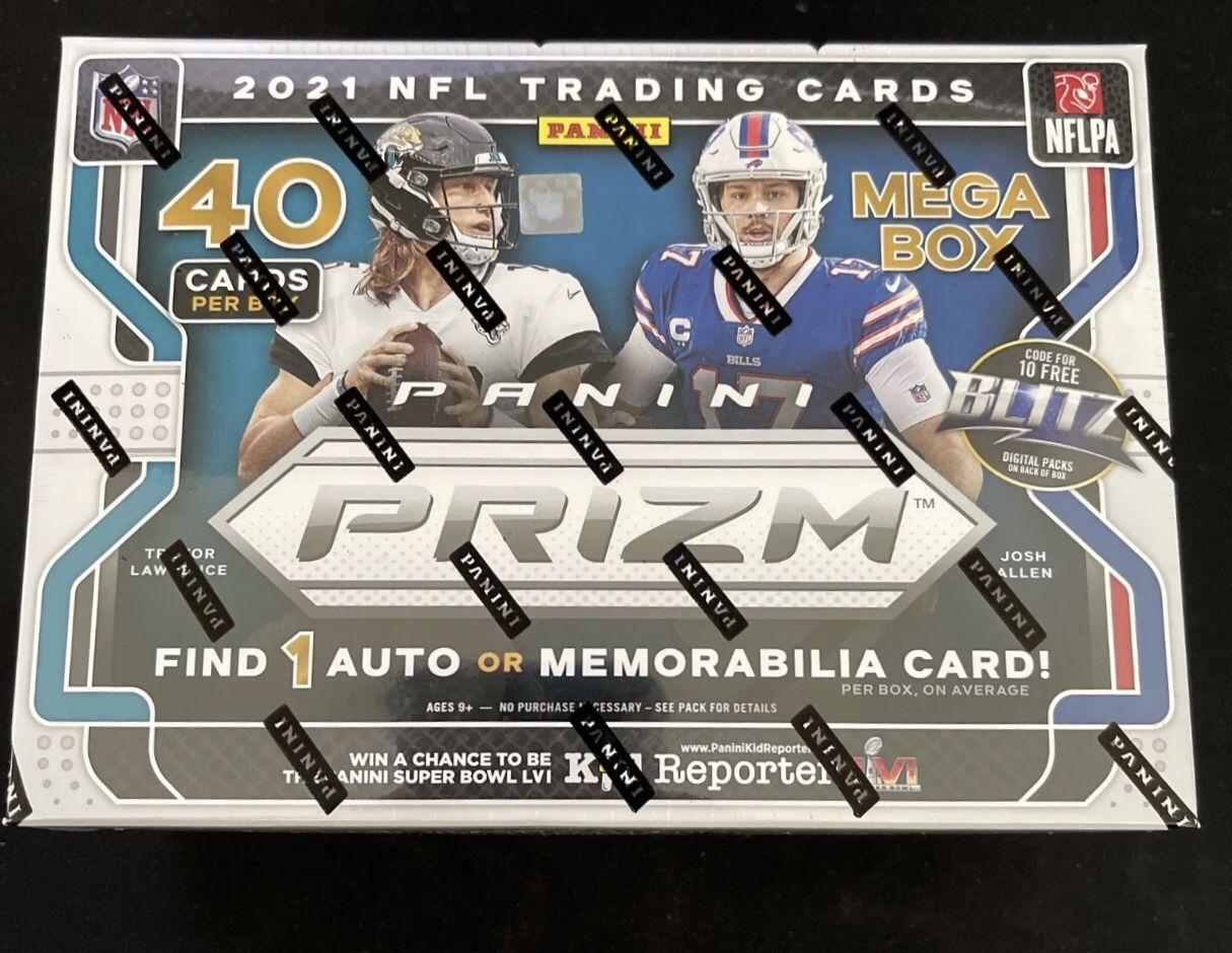 2021 Panini Prizm NFL Football Target Exclusive Mega Box 1 Auto/Mem 3 Silvers