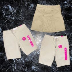 Khaki Shorts + Skirt Thumbnail