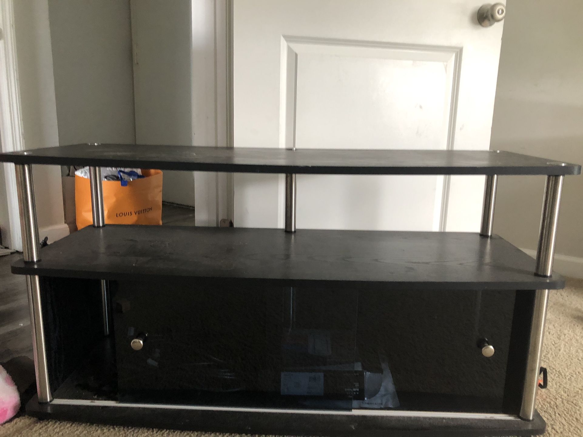 Glass Entertainment Table