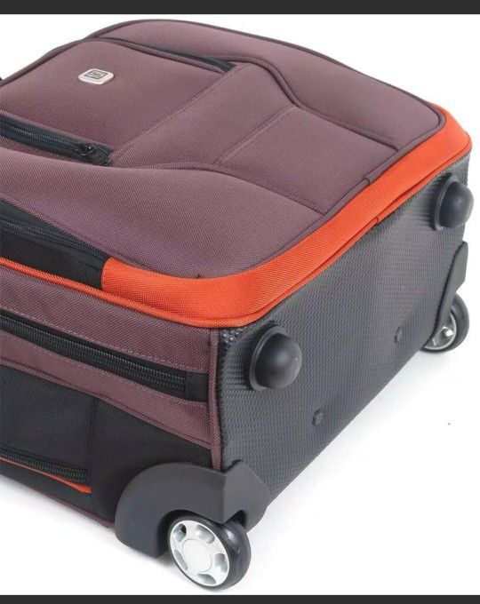 Ful Rolling Briefcase on Wheels Overnight Bag Carry On Laptop Computer Case 