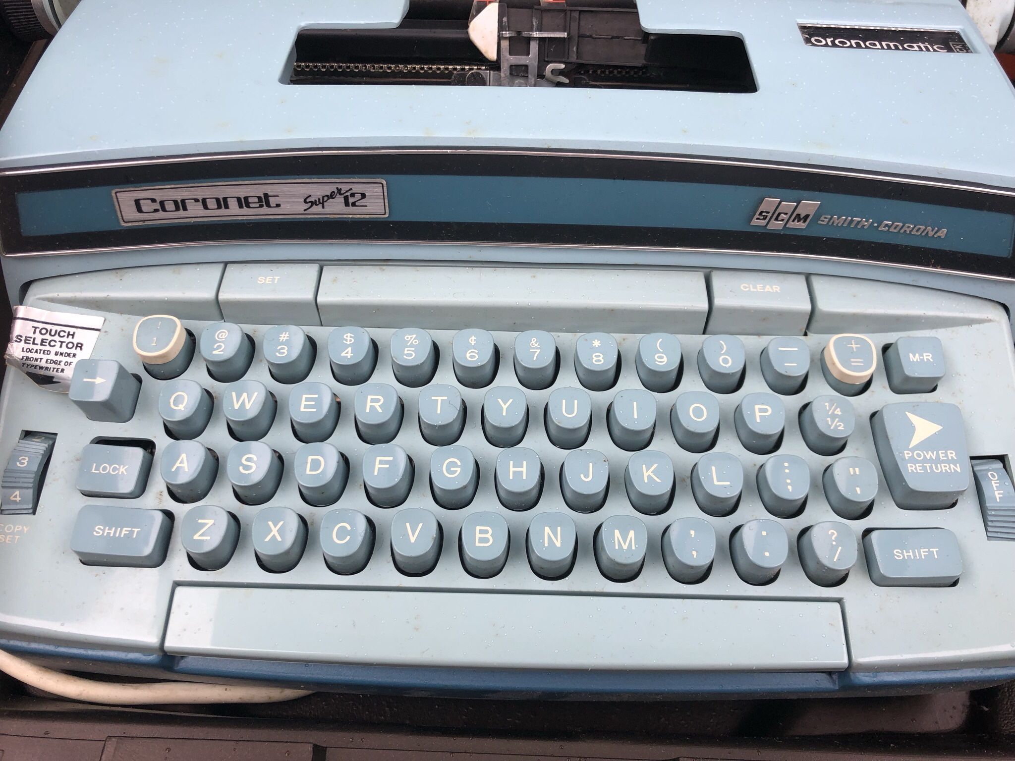 Smith Corona typewriter