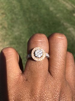 Gorgeous Rose Gold Engagement/ Wedding Ring Thumbnail