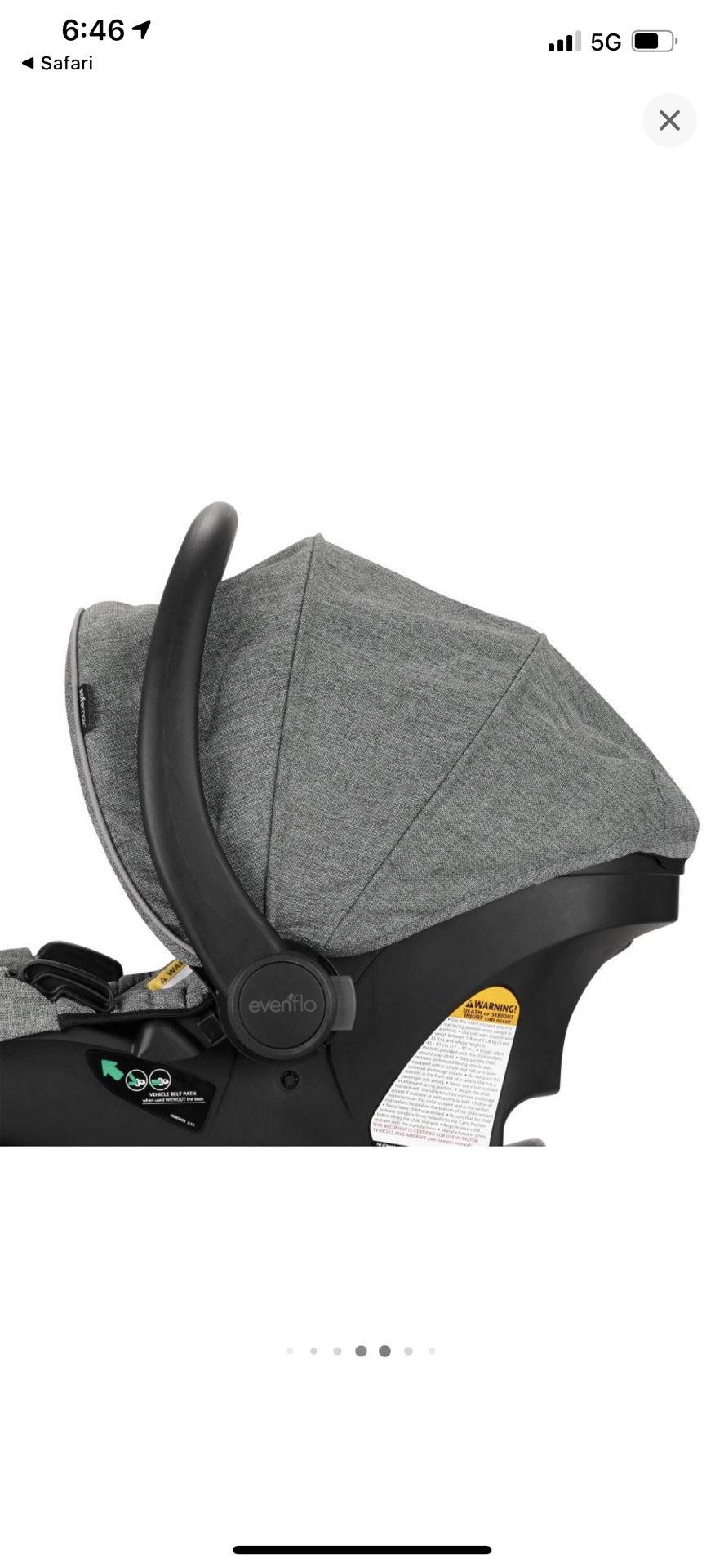 Brand New evenflo pivot modular travel system