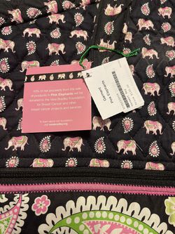 Vera Bradley Pink Elephant Garment Bag Thumbnail