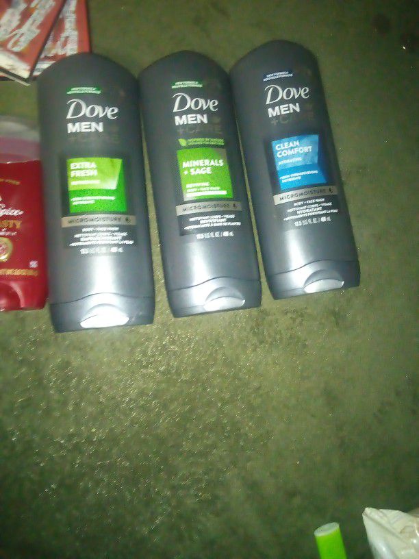 Old Spice Deodorant Dove Body And Face Wash Dove Bar Soap