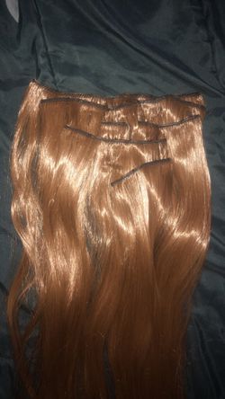 Light Brown  Hair Extensions  Thumbnail