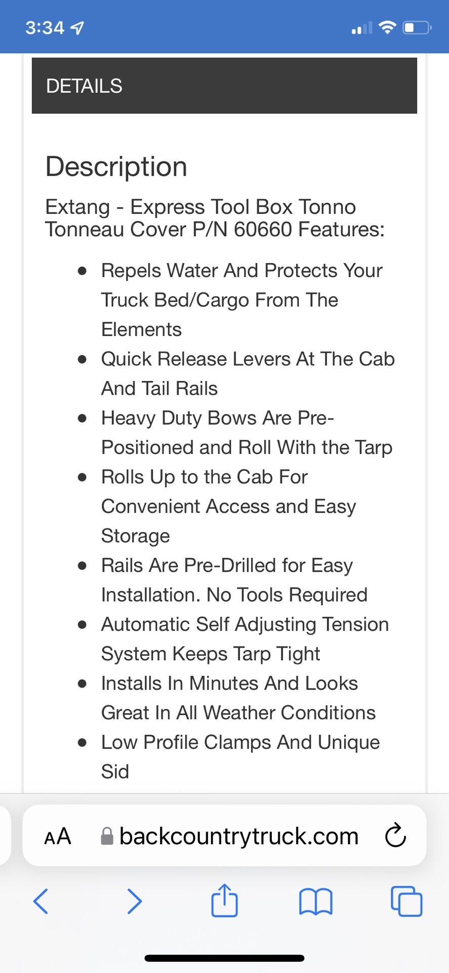Rugged Liner Hard Tonneau Cover