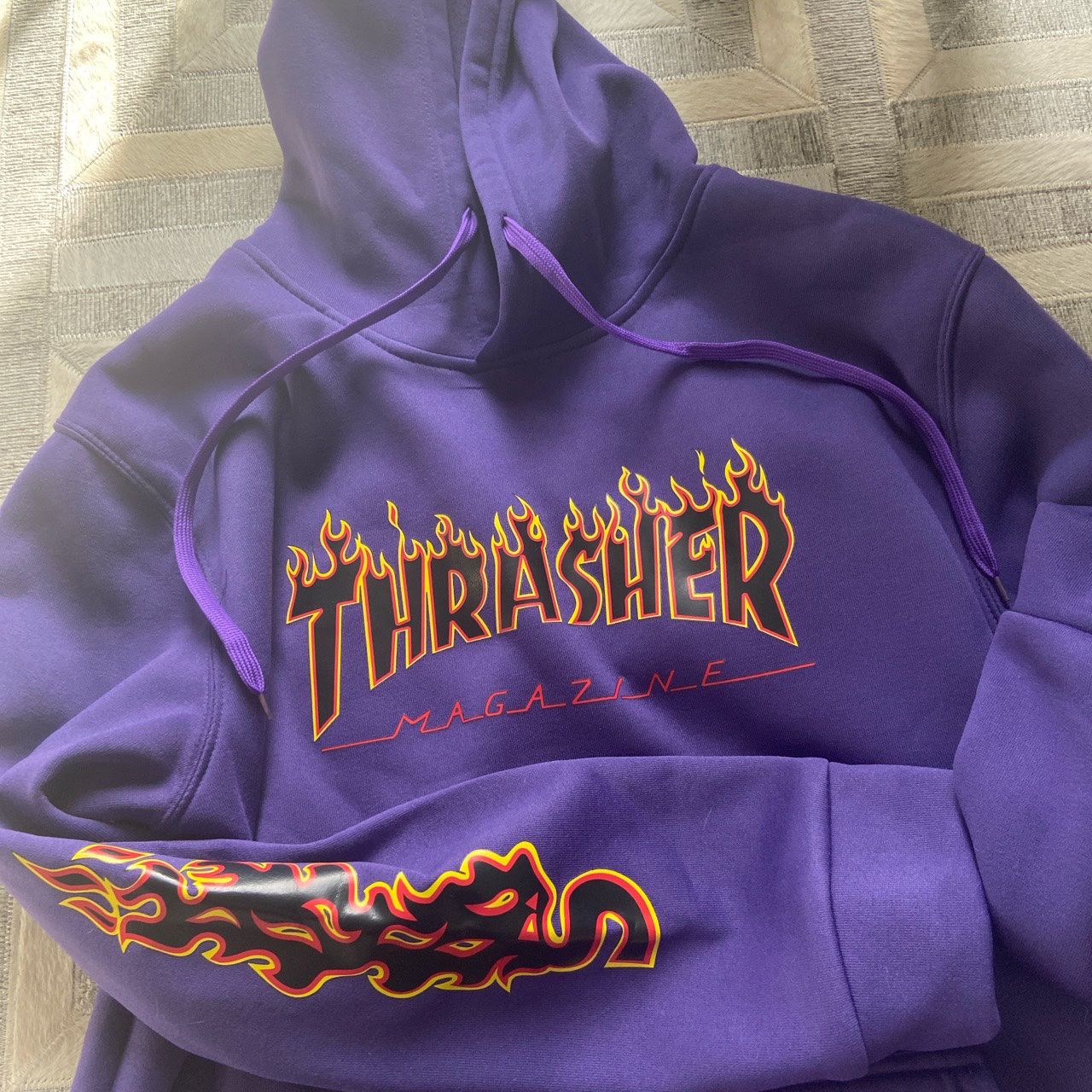 Purple Thrasher Hoodie