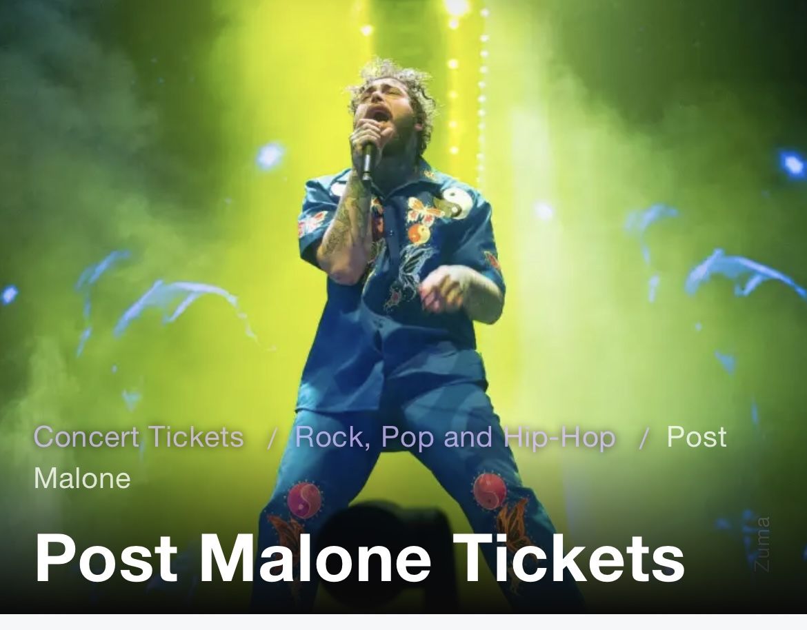 Post Malone tickets