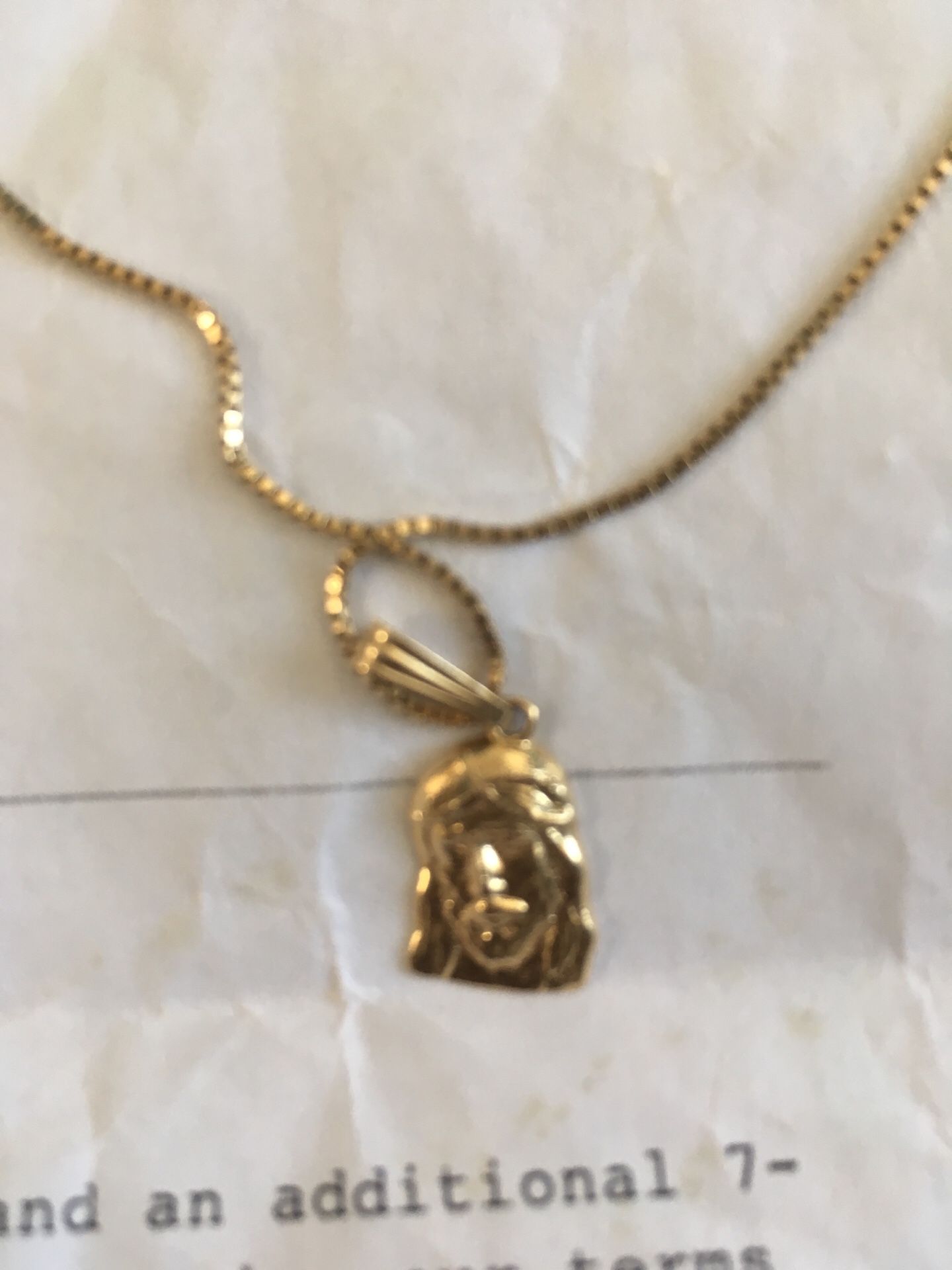 アクセサリ Supreme - Supreme Mini Jesus Piece 14k Gold ネックレス