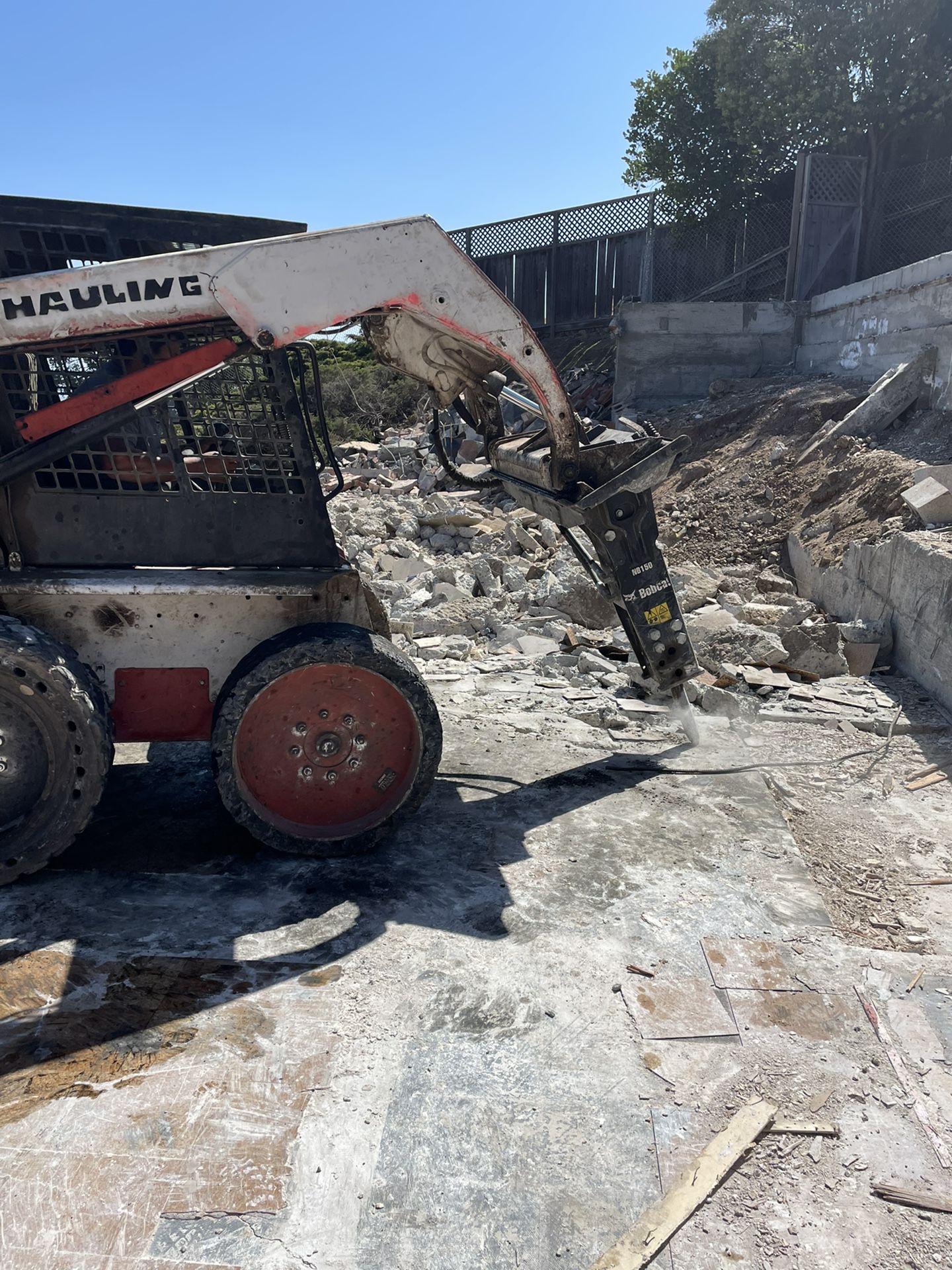 Demolition😱 hauling Junk Dirt Concrete 