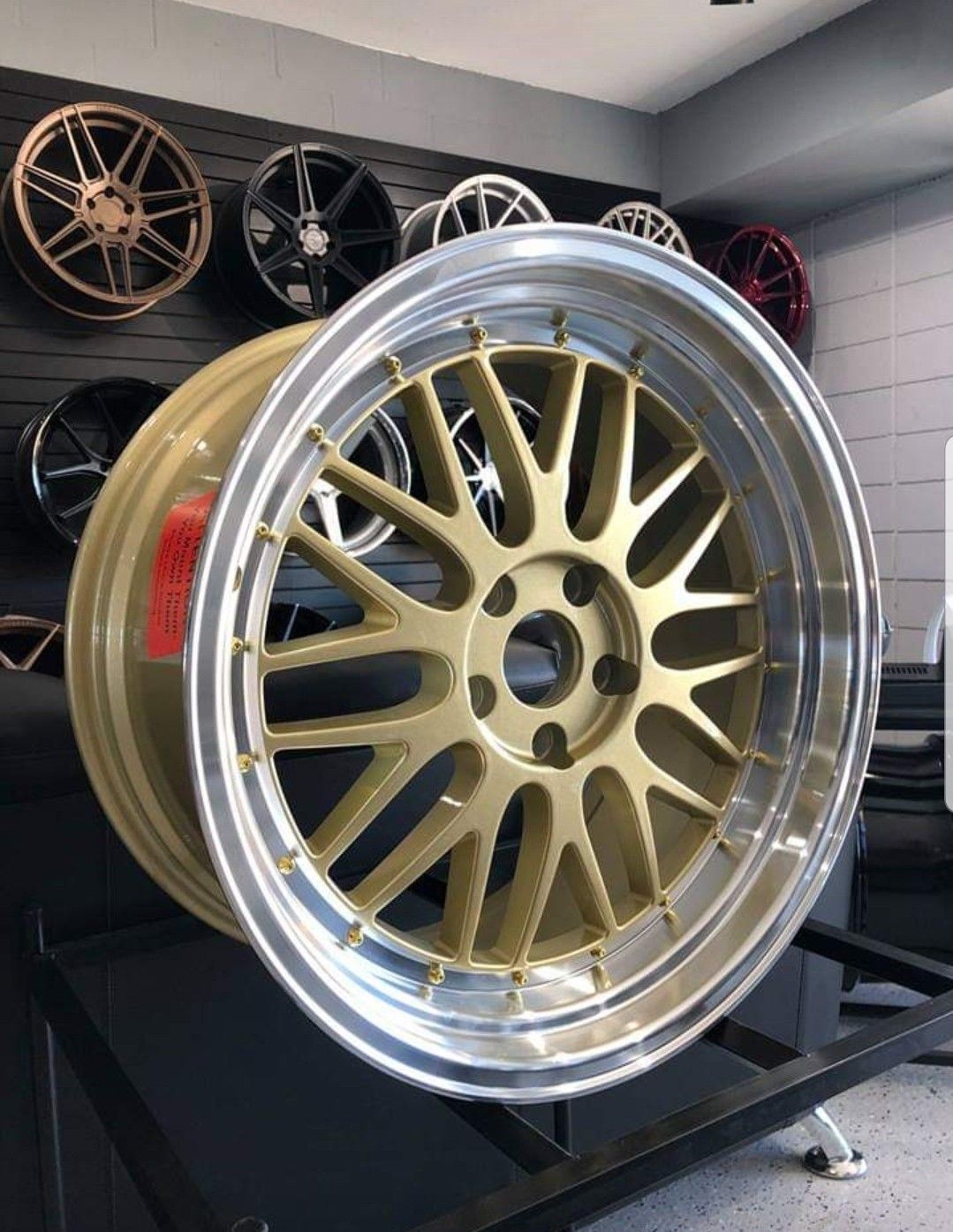 Gold Deep Dish Wheels Brand New in 19