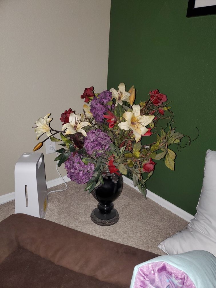 Tall and full flower decore