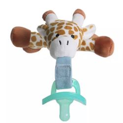 New Silicone Baby Pacifier With Detachable Plush Toy, Toy Teeth Nipple Soother  Thumbnail