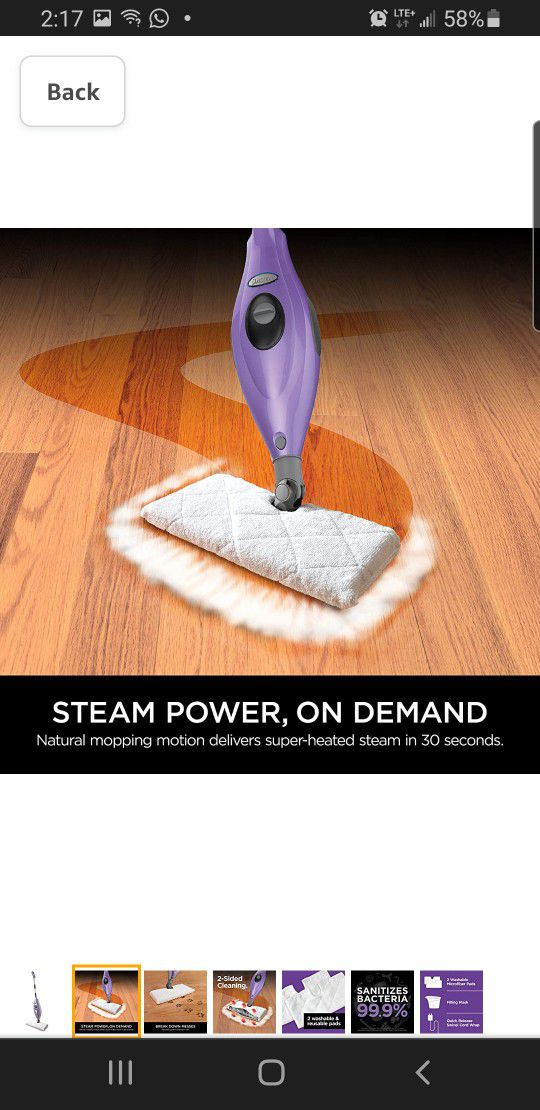 Shark S3501 Steam Pocket Mop Hard Floor Cleane

