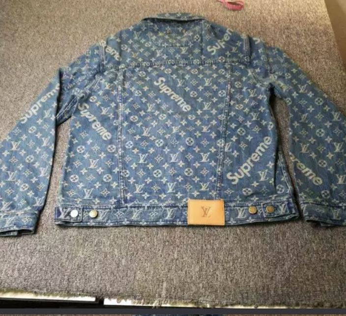 Designer Monogram Jean Jacket