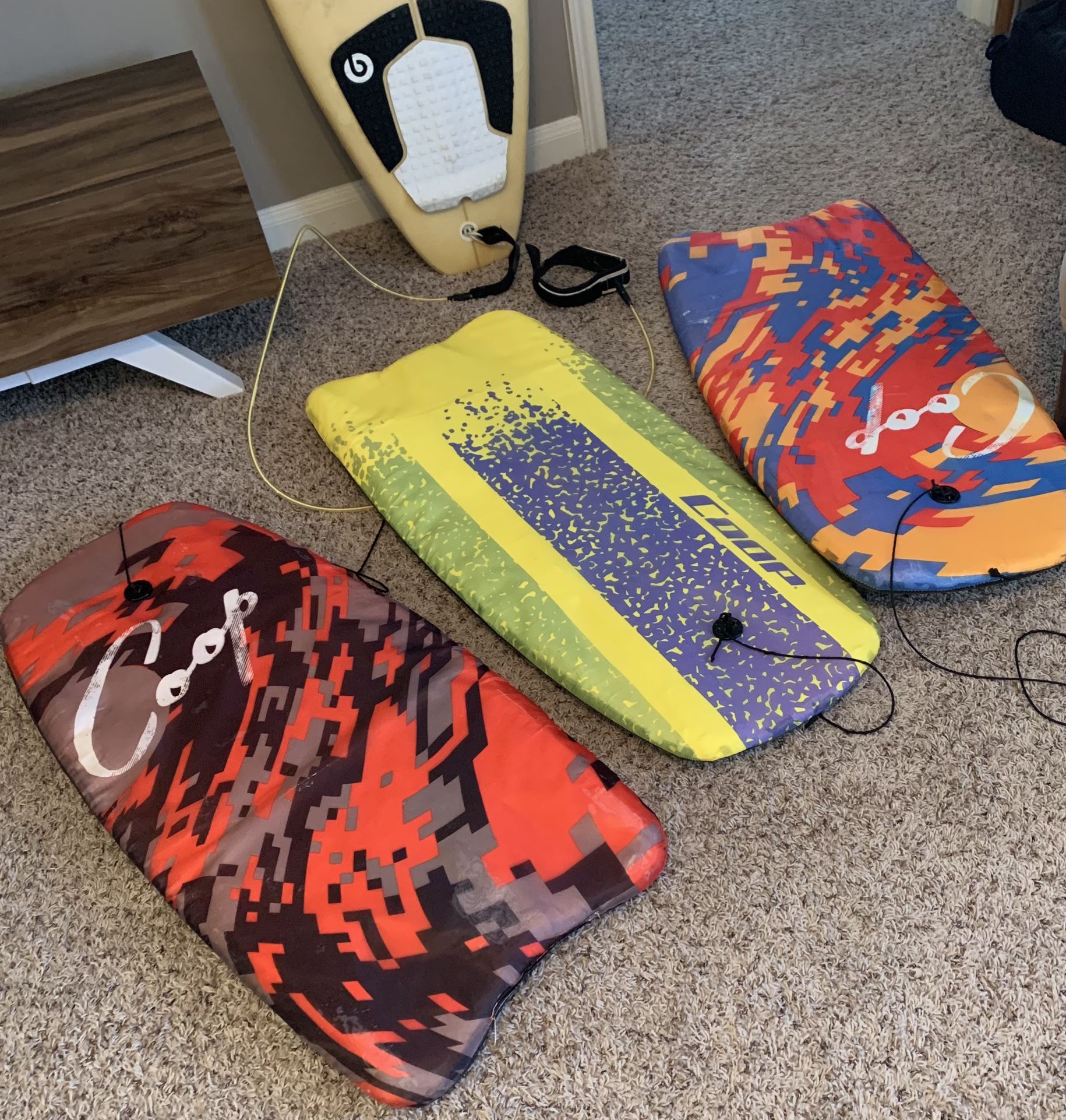 Surfboard with 3 Free Boogie Boards