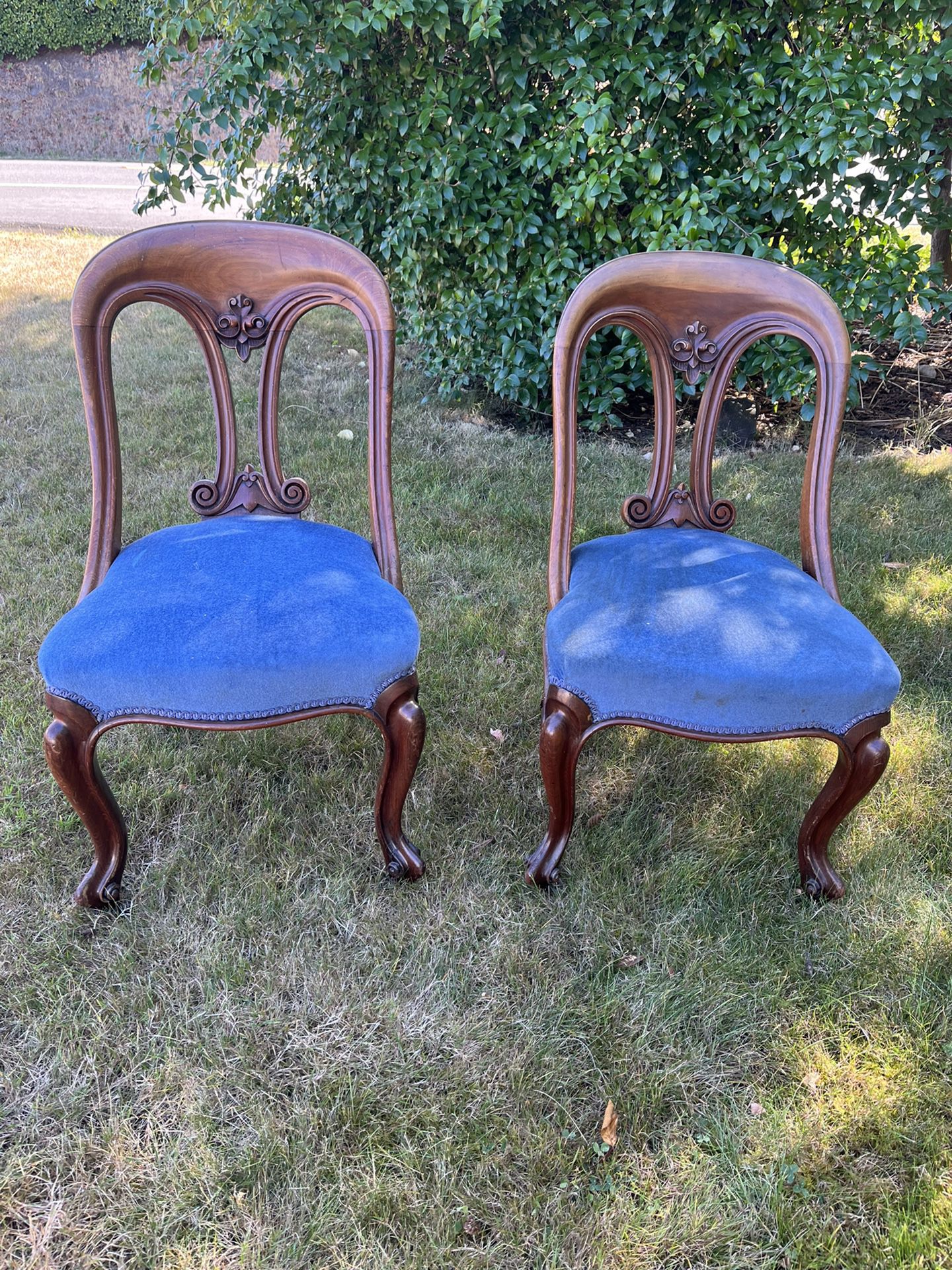 2 Antique Parlor Chairs