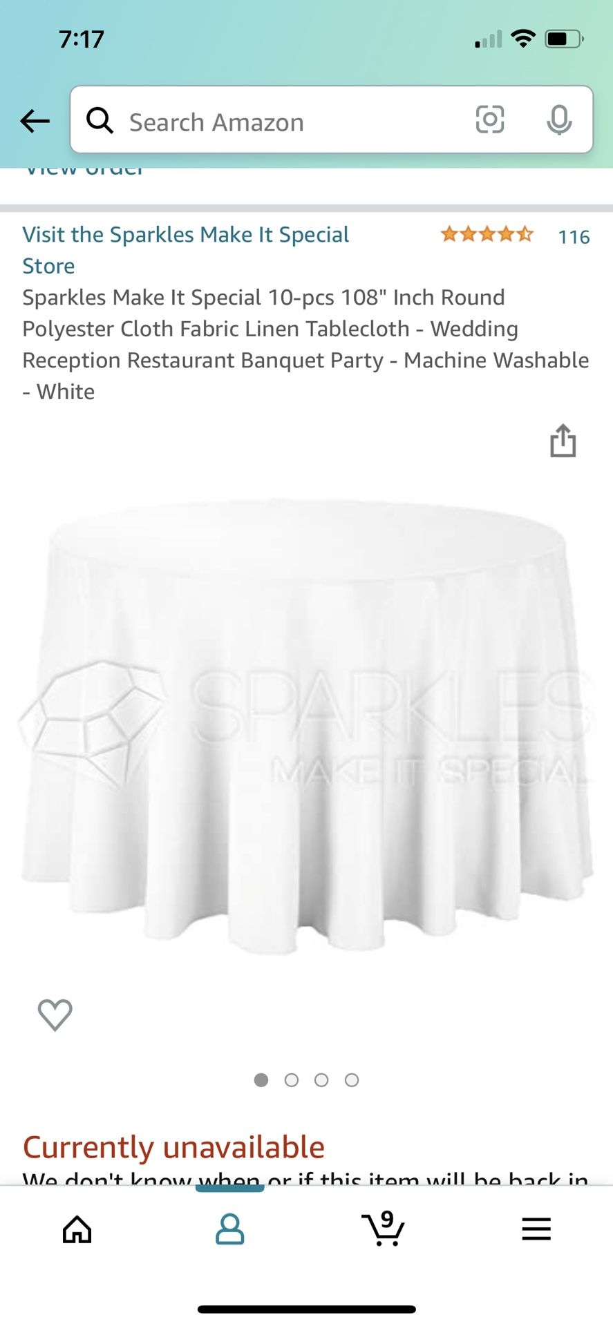 White Table Linens