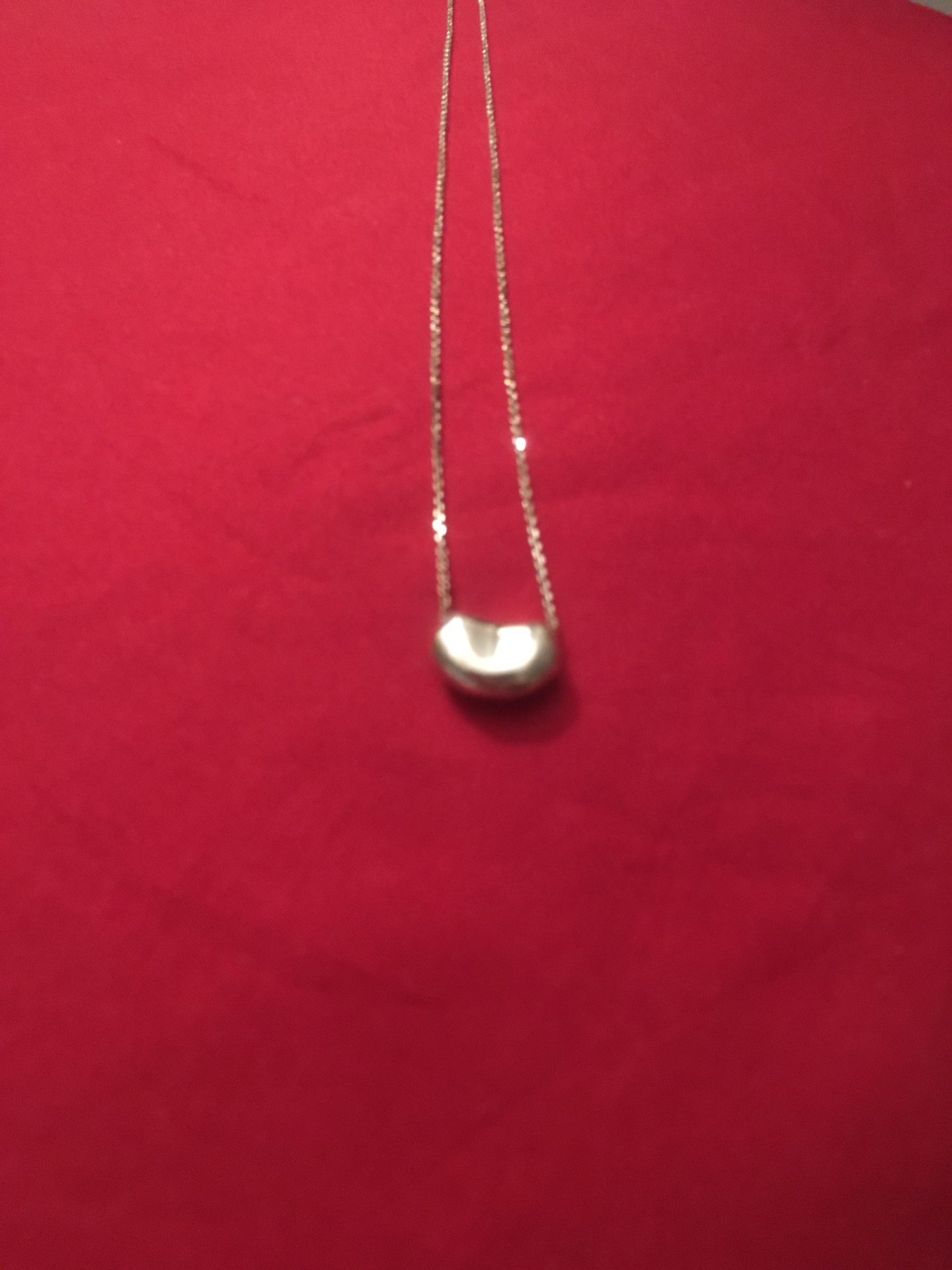 Authentic Tiffany & Co Bean necklace