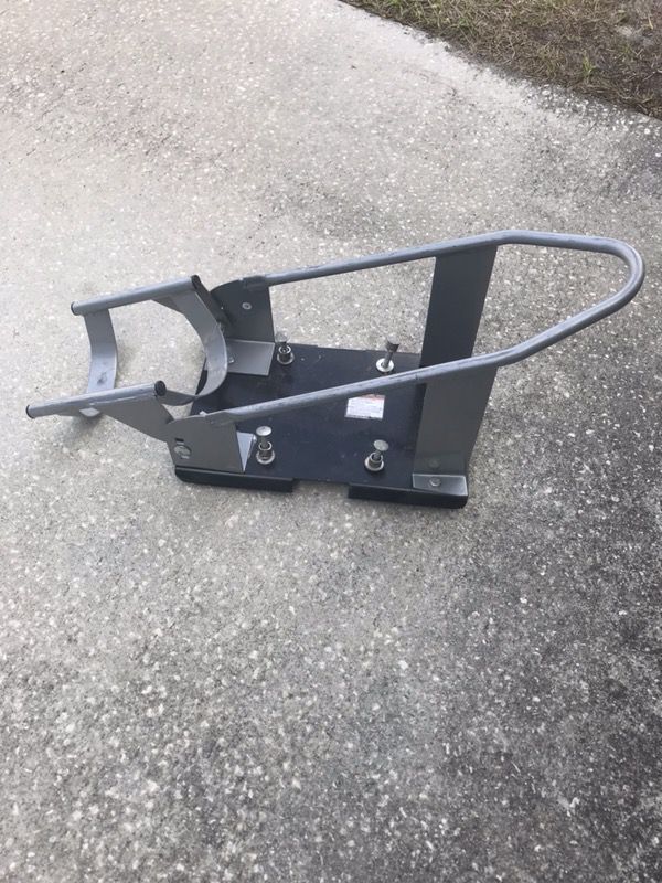 Motor cycle boot for enclose or open trailer comes with everything practically new