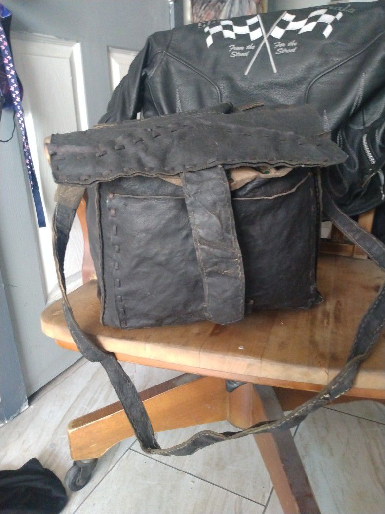 Buffalo Leather Messenger Bag