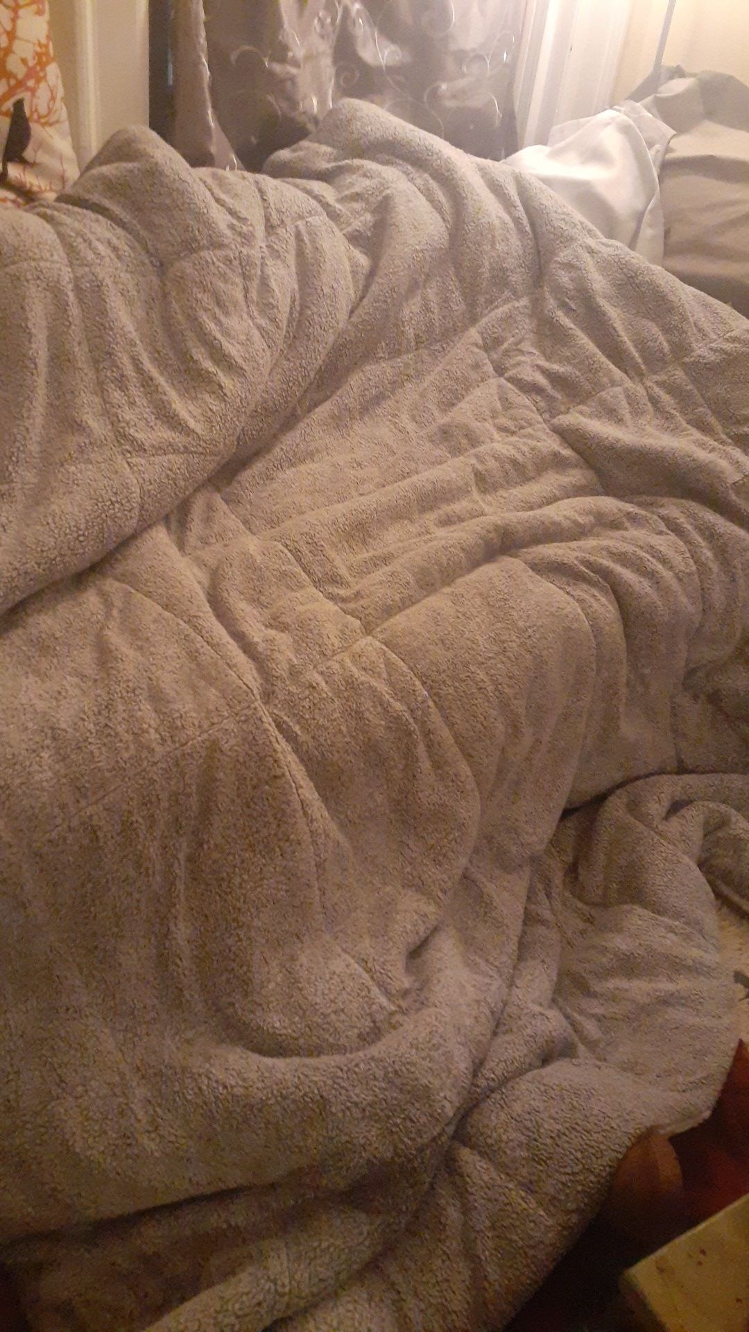 Huge fleece comforter (king size)