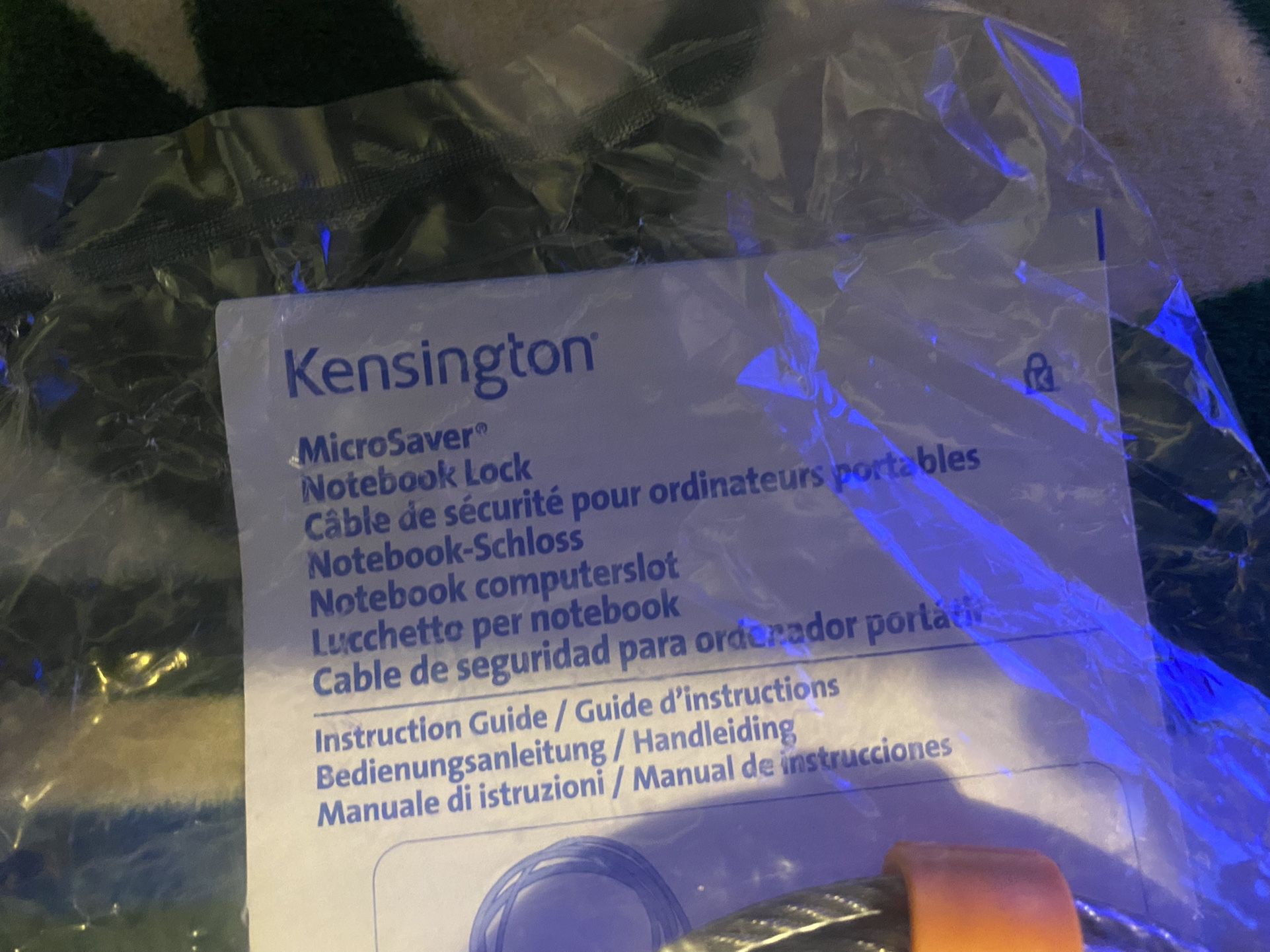 Kensington MicroSaver Custom Keyed Notebook Lock. 
