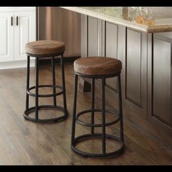 Set of 4 Ultra Modern Wooden Bar Stools-UPDATE 5/29 : 1 SOLD 3 AVAILABLE Thumbnail
