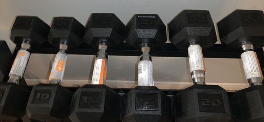 CAP Barbell Coated Hex Dumbbell, Two 20 lbs Thumbnail