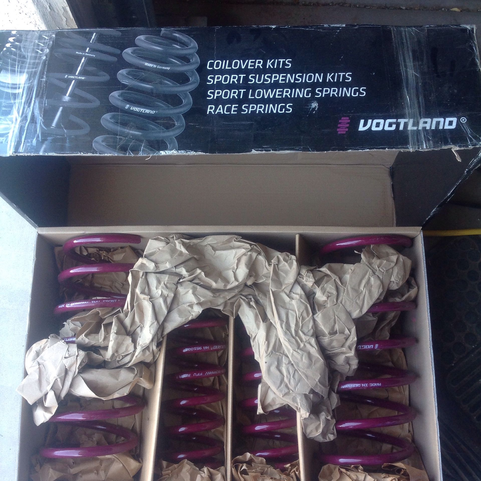 E34 Vogtland Lowering Springs BMW